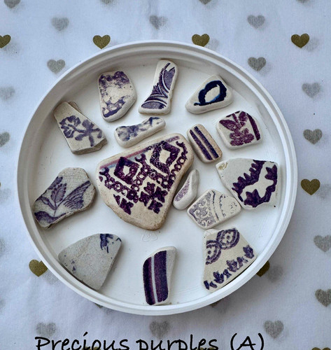 Vintage scottish purple sea - vintage,