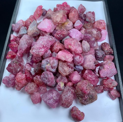 Natural etched red spinel - natural,