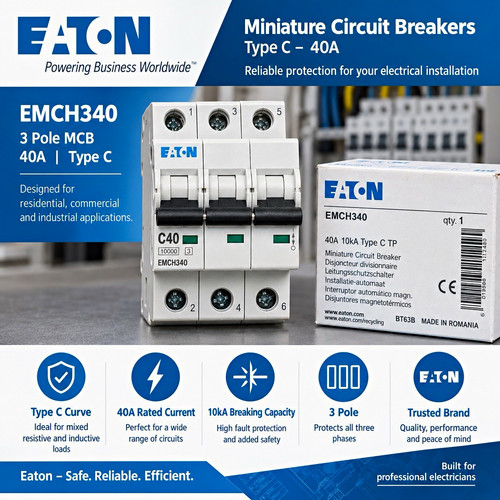 Eaton emch340 pole - 3, miniature