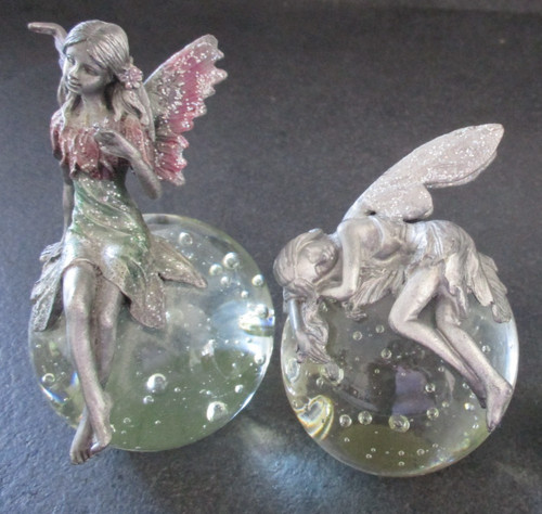 Pewter metal fairy figure - fairy,