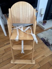 Wooden high chair