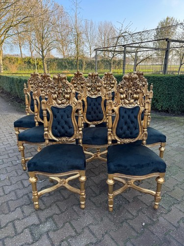 Chairs italian baroque rococo - chairs,