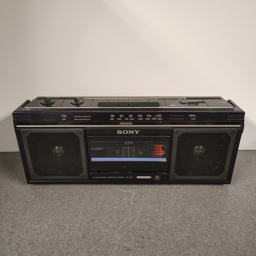 Sony cfs 230 boombox cassette - sony,