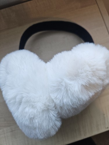 White ladies ear muffs for - white,