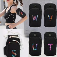 UK Arm Band Mobile Phone Holder Bag Sports Running Jogging Gym Exercise Pouch
