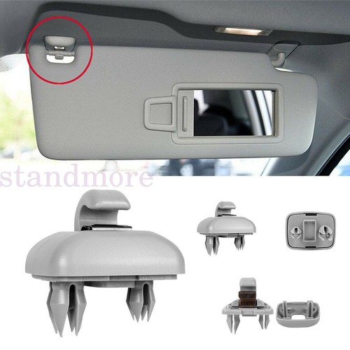 Sun visor grey clip holder - visor,