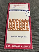 Spellbinders Shapeabilities Die D-Lites Decorative Wrought Iron S2051 Die Cutter