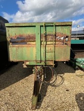 Muck trailer large tipping working needs non structural welding 