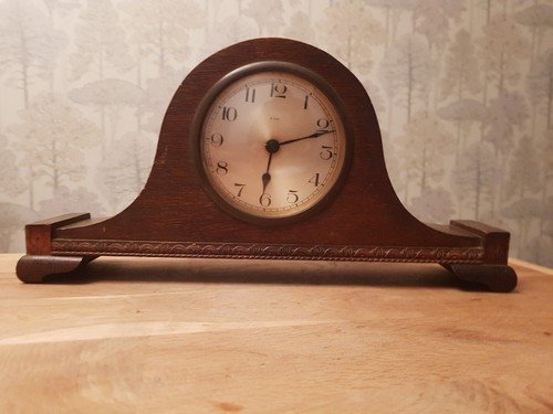 Antique day mantel clock - 8,