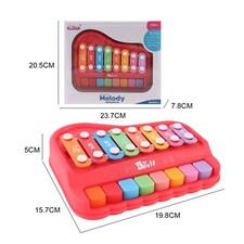 Musical xylophone piano - 2-in-1,