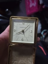 Westclox Vintage Travel Foldable Alarm Clock (Untested)