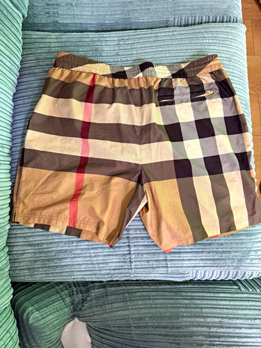 Burberry men check swim - burberry, men’s