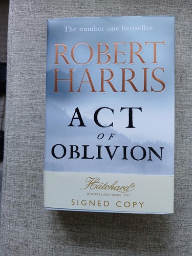 Robert harris signed copy - signed,