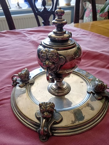 Stunning inkwell with - with, original