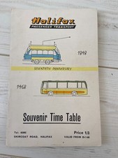 Halifax Passenger Transport timetable dated 29/7/1968