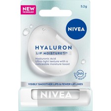 NIVEA Hyaluron Moisture Plus Lip Balm (5.2g), Ultra-Light Lip Balm Stick with