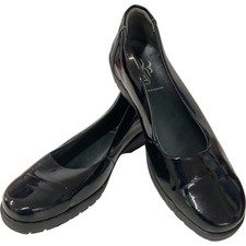Fly Flot Black Patent Leather