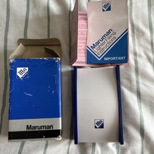 Vintage Maruman Silver Plated Dl-33 Gas Lighter With Box Etc
