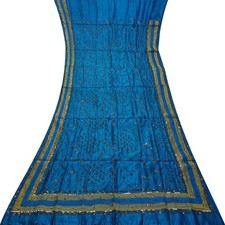 Vintage Blue Saree 100% Pure
