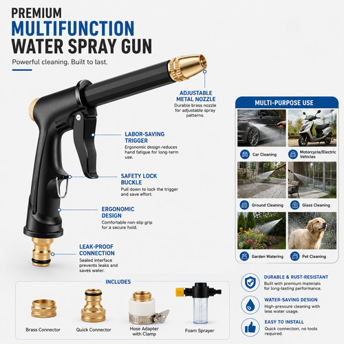 Water spray gun high pressure - spray,