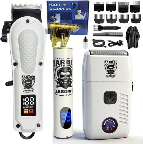 Cordless hair clippers - 3-in-1,