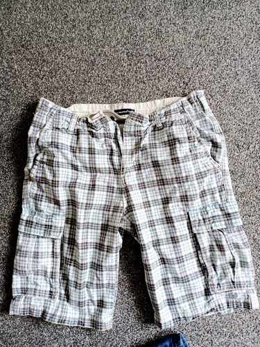 Blue white check - blue,