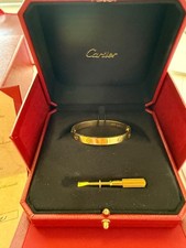 Cartier love bracelet - cartier, bracelet,yellow