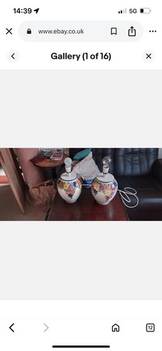 Pair matching handpainted - a,