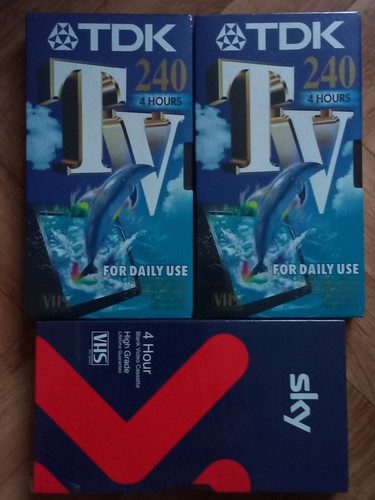 Tdk 240 hours vhs 1 - tdk, +