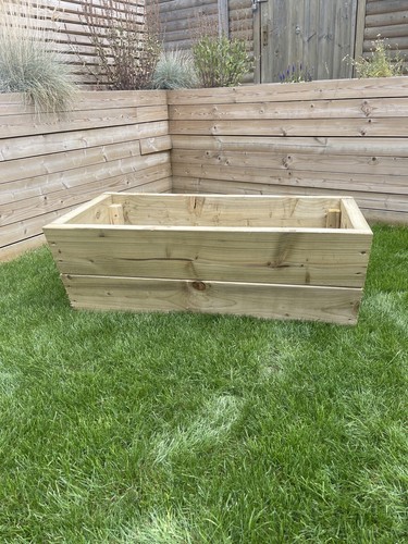 Timber garden planters - timber,