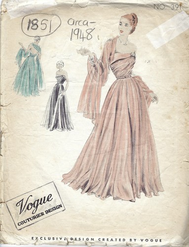 1948 vintage vogue sewing - vintage,
