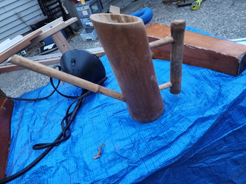 Bamboo wood fountain message - bamboo,