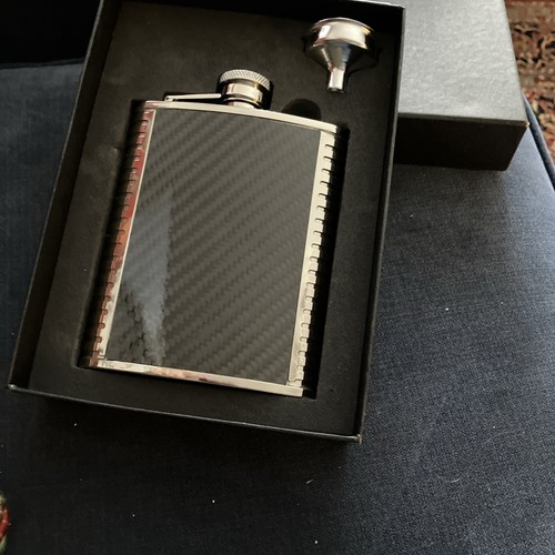 Hip flask with - with, funnel