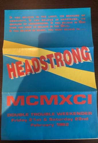 Rave flyer 1992 hackney - flyer,