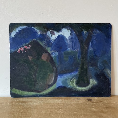 Snake landscape impressionist - snake,