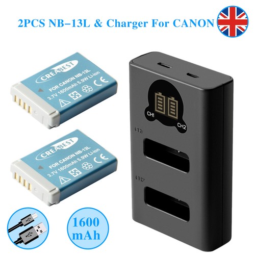 13l battery charger - nb-13l, +