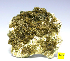 Large epidote crystals - large, cluster