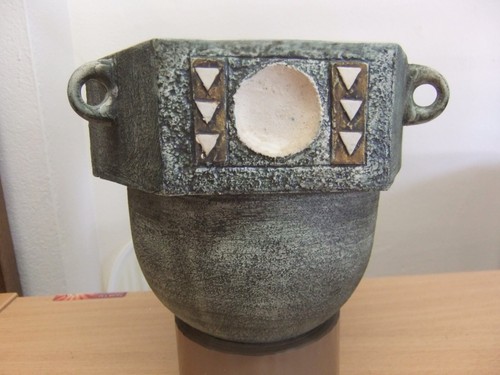 Troika hanging vase signed - hanging,