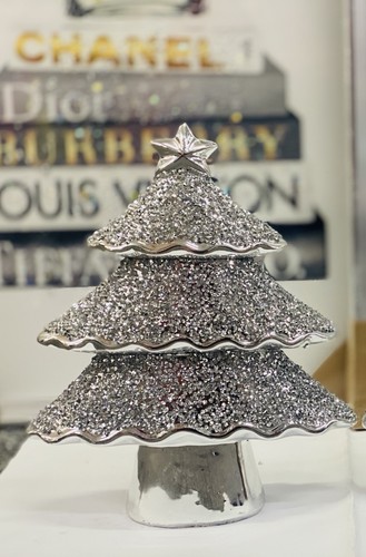 Crushed diamond silver - crushed,