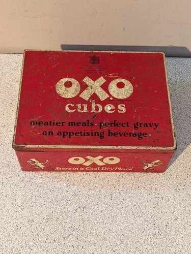 Oxo cubes vintage metal - vintage,