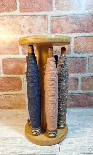 Vintage wood textile mill - wood,