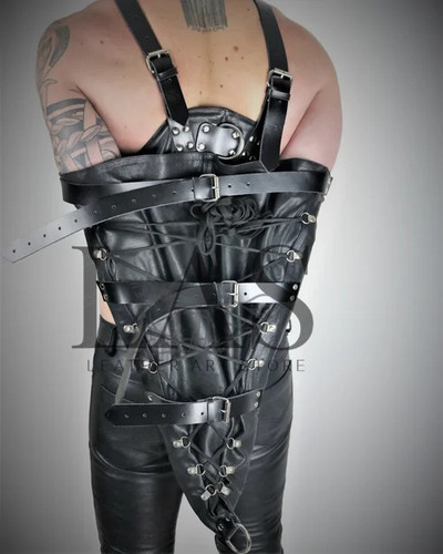 Adjustable leather arm - arm, binder