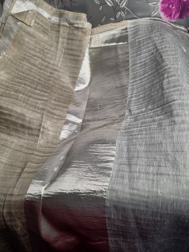 Champagne striped sateen - sateen, &