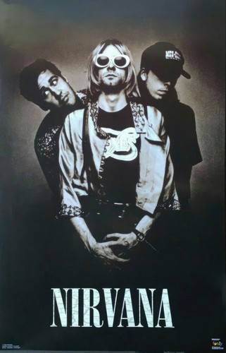 Nirvana kurt cobain poster - nirvana,