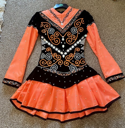 Irish dancing dress - irish, orange