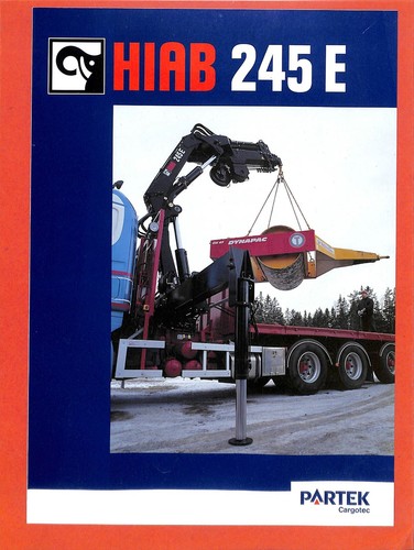 2001 hiab 245 crane - 2001,