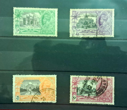 Stamps india king george - india,