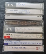 Used blank cassette tapes - blank,
