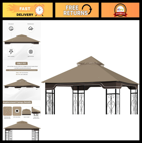 10x12 gazebo canopy - 10x12,