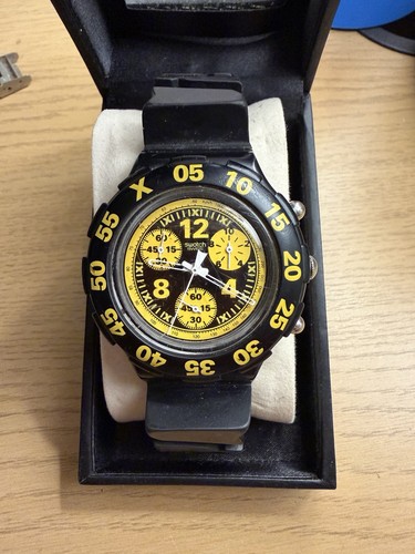 Vintage 1996 swatch aqua - 1996,